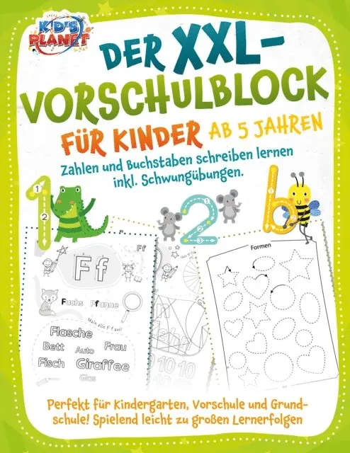 Emma Lavie - Der XXL-Vorschulblock für Kinder ab 5 Jahren: Zahlen und Buchstaben schreiben lernen inkl. Schwungübungen. Perfekt für Kindergarten, Vorschule und Grundschule! Spielend leicht zu großen Lernerfolgen, E-bok. Tillgänglighet: Lägg i varukorg