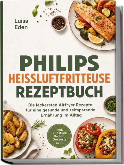Luisa Eden - Philips Heiluftfritteuse Rezeptbuch: Die leckersten Airfryer Rezepte fur eine gesunde und zeitsparende Ernahrung im Alltag - inkl. Fruhstuck, Broten, Desserts uvm., E-bok