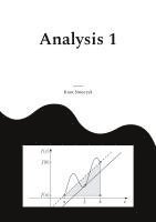 Knut Smoczyk - Analysis 1, Häftad