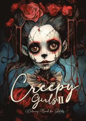 Creepy Girls Coloring Book for Adults 2