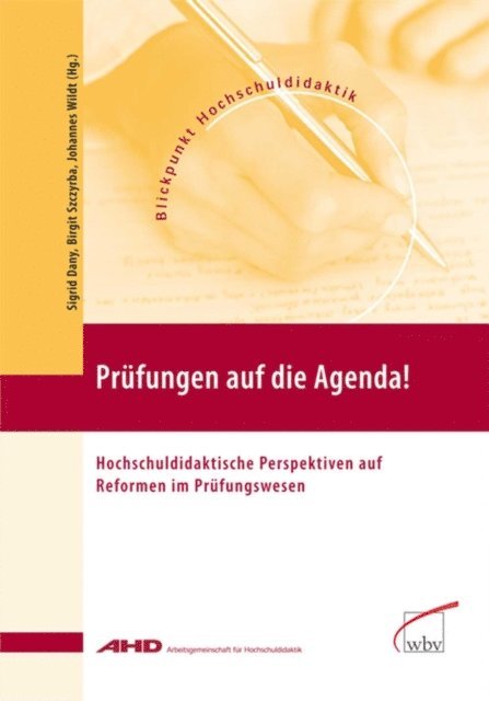 Sigrid Dany, Birgit Szczyrba, Johannes Wildt - Prüfungen auf die Agenda!, E-bok