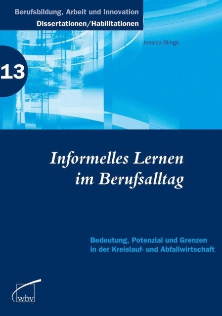 Jessica Blings - Informelles Lernen im Berufsalltag, E-bok