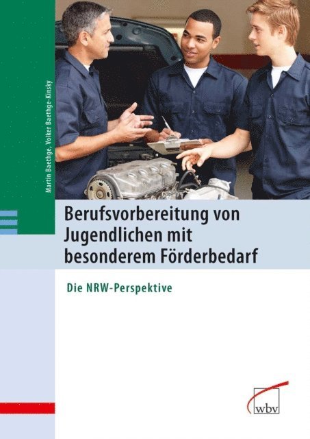 Volker Baethge-Kinsky, Martin Baethge - Berufsvorbereitung von Jugendlichen mit besonderem Förderbedarf, E-bok