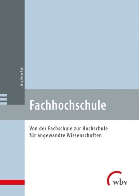 Jorg-Peter Pahl - Fachhochschule, E-bok
