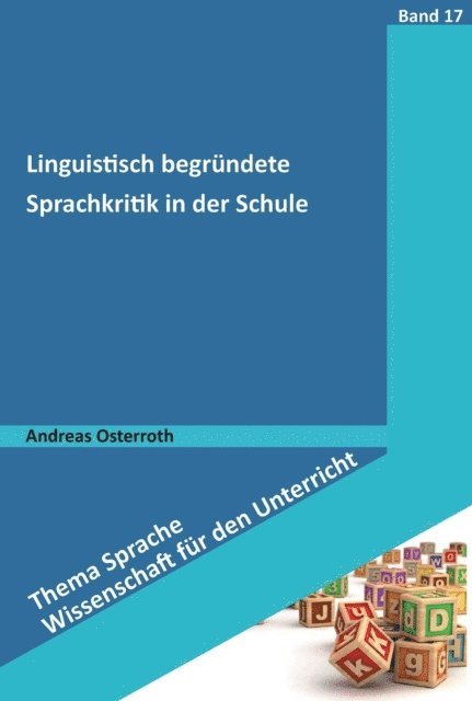 Andreas Osterroth - Linguistisch begründete Sprachkritik in der Schule, E-bok