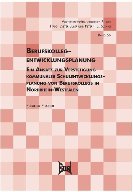 Frederik Fischer - Berufskollegentwicklungsplanung, E-bok