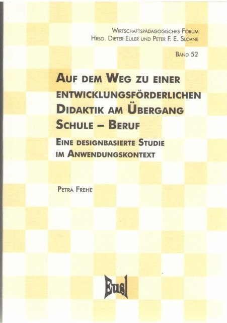 Petra Frehe-Halliwell - Auf dem Weg zu einer entwicklungsförderlichen Didaktik am Übergang Schule - Beruf, E-bok