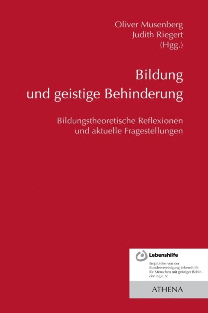 Oliver Musenberg, Judith Riegert - Bildung und geistige Behinderung, E-bok