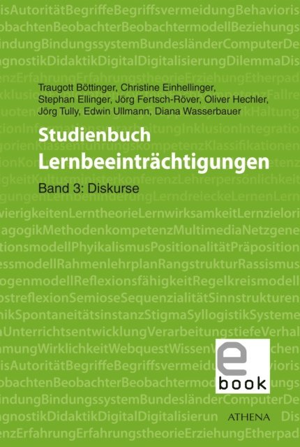 Diana Wasserbauer, Stephan Ellinger, Jorg Tully, Jorg Fertsch-Rover, Christine Einhellinger, Edwin Ullmann, Traugott Bottinger, Oliver Hechler - Studienbuch Lernbeeinträchtigungen, E-bok