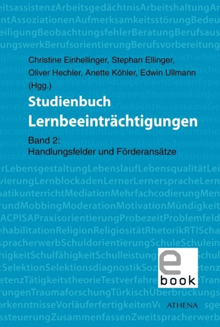 Anette Kohler, Stephan Ellinger, Christine Einhellinger, Edwin Ullmann, Oliver Hechler - Studienbuch Lernbeeinträchtigungen, E-bok