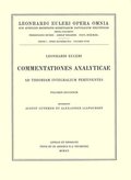 Commentationes analyticae ad calculum variationum pertinentes