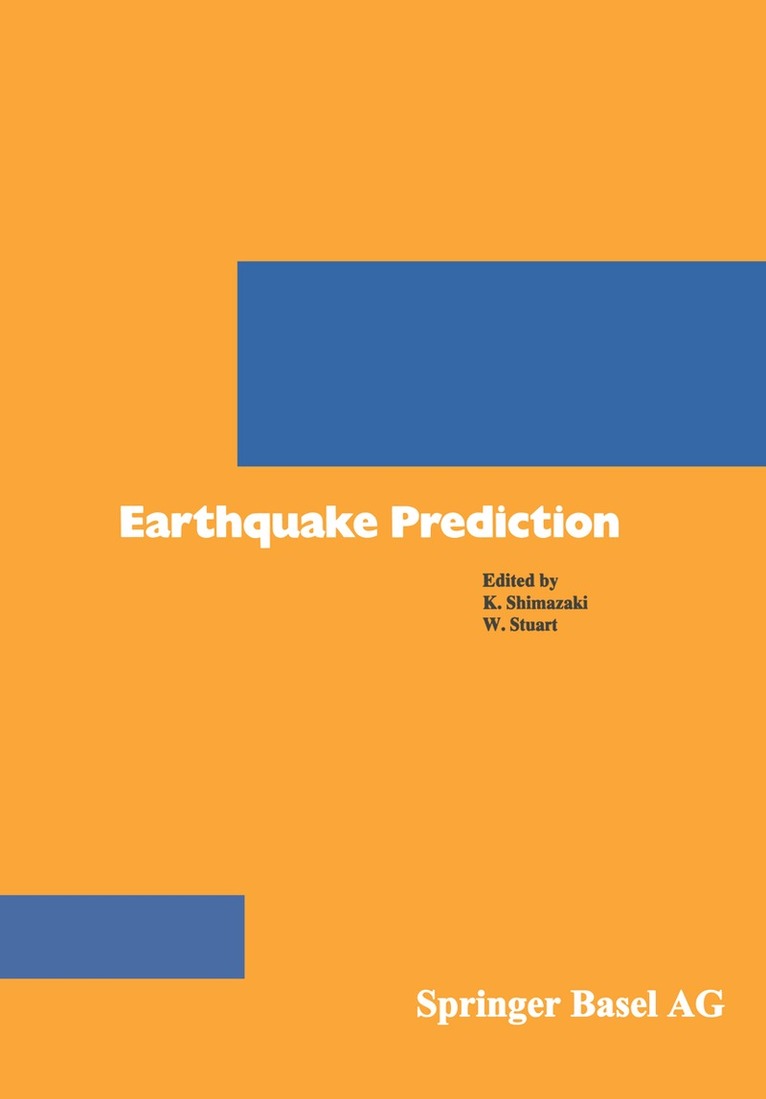 SHIMAZAKI, STUART - Earthquake Prediction, Häftad