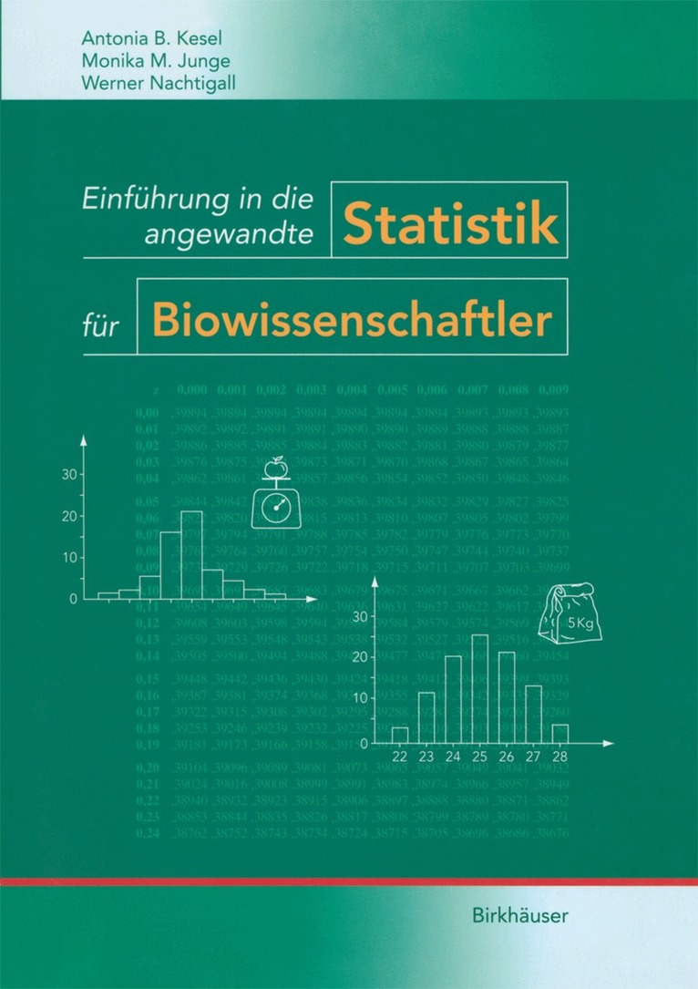 Antonia Kesel, Monika M. Junge, W. Nachtigall - Einführung in die angewandte Statistik für Biowissenschaftler, Häftad