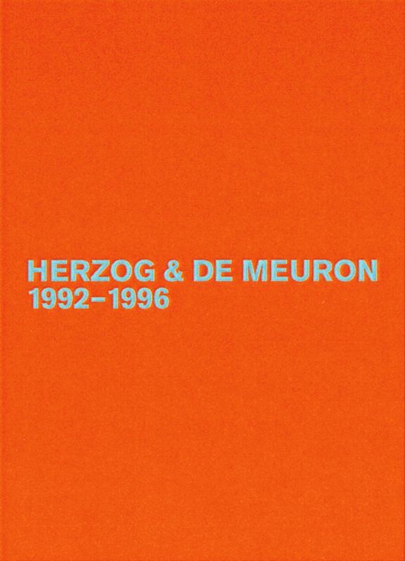 Gerhard Mack - Herzog & de Meuron 1992-1996, Inbunden
