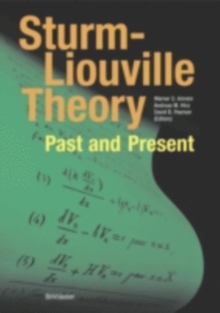 David B. Pearson, Andreas M. Hinz, Werner O. Amrein - Sturm-Liouville Theory, E-bok