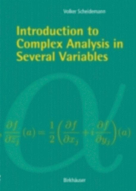 Volker Scheidemann - Introduction to Complex Analysis in Several Variables, E-bok