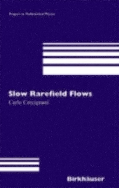 Carlo Cercignani - Slow Rarefied Flows, E-bok
