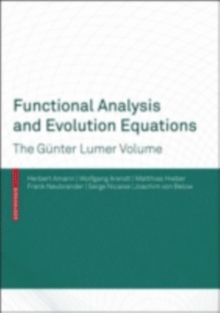 Joachim Below, Serge Nicaise, Frank Neubrander, Wolfgang Arendt, Herbert Amann - Functional Analysis and Evolution Equations, E-bok