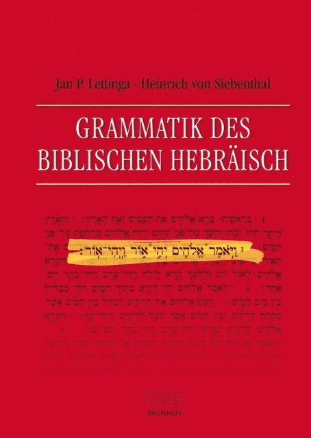 Jan P. Lettinga, Heinrich von Siebenthal - Grammatik des Biblischen Hebräisch, E-bok