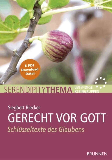 Siegbert Riecker - Gerecht vor Gott, E-bok