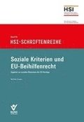 Soziale Kriterien und EU-Beihilfenrecht