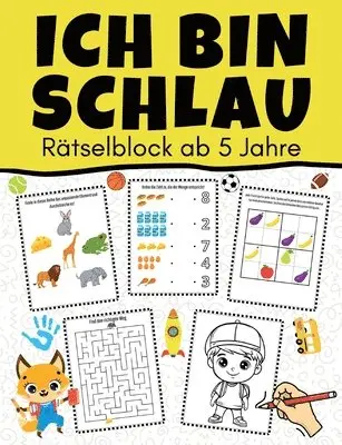 Kindery Verlag - Ich bin schlau - Rätselblock ab 5 Jahre, Häftad. Tillgänglighet: Lägg i varukorg