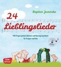 24 Lieblingslieder, Liederbuch, m. Audio-CD