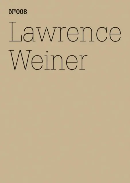 Lawrence Weiner - Lawrence Weiner, E-bok. Tillgänglighet: Lägg i varukorg