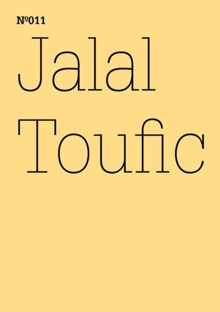 Jalal Toufic - Jalal Toufic, E-bok