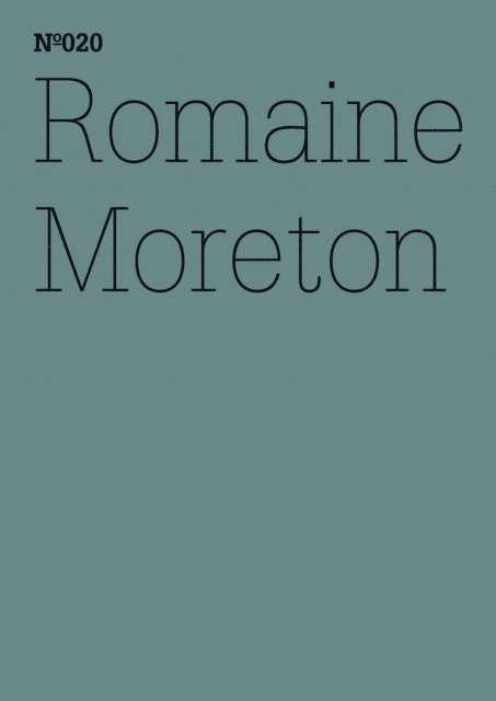 Romaine Moreton - Romaine Moreton, E-bok