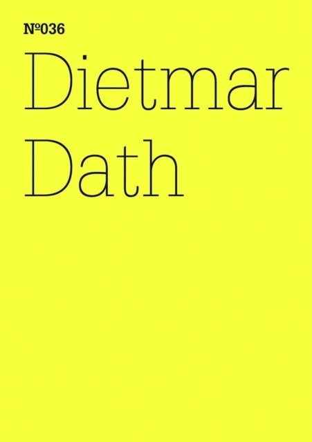 Dietmar Dath - Dietmar Dath, E-bok