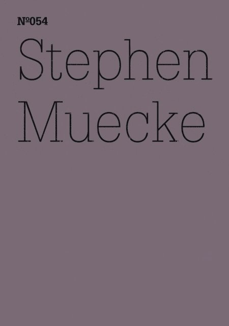 Stephen Muecke - Stephen Muecke, E-bok