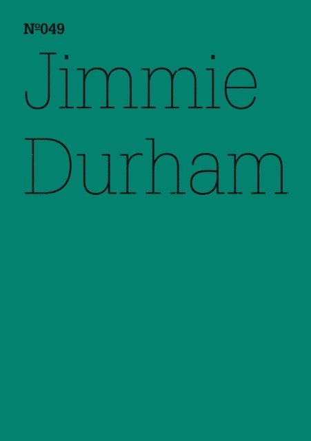Jimmie Durham - Jimmie Durham, E-bok