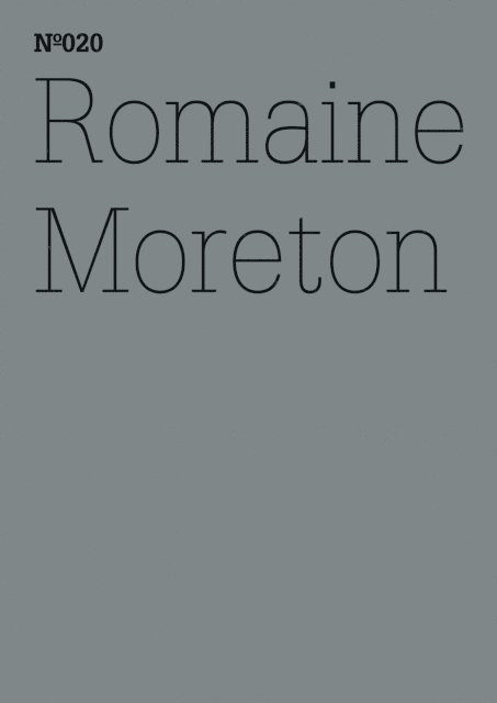 Romaine Moreton - Romaine Moreton, E-bok