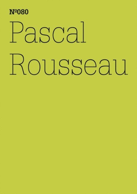 Pascal Rousseau - Pascal Rousseau, E-bok