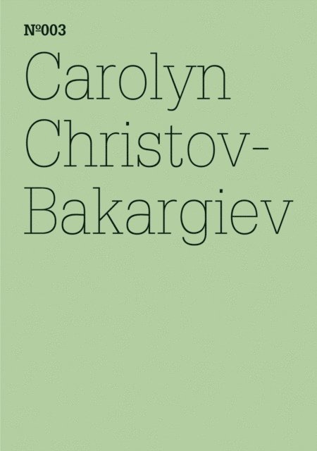 Carolyn Christov-Bakargiev - Carolyn Christov-Bakargiev, E-bok