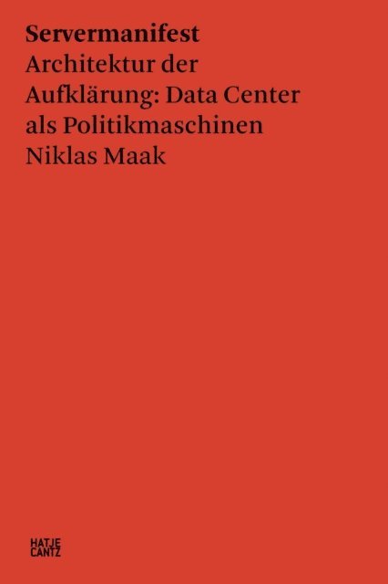 Niklas Maak - Servermanifest, E-bok