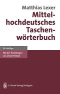 Mittelhochdeutsches Taschenworterbuch