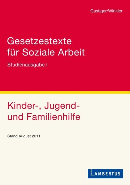 Jurgen Winkler, Sigmund Gastiger - Gesetzestexte für Soziale Arbeit, E-bok