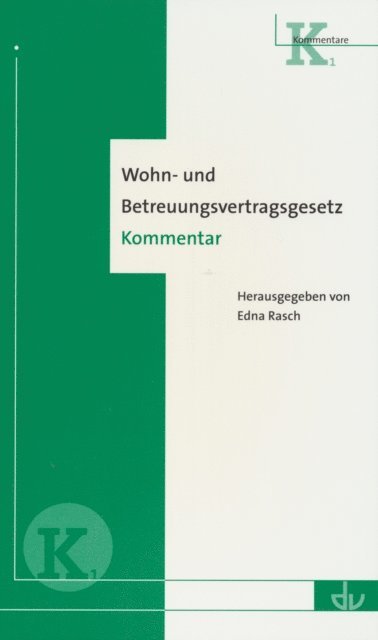 Sven Hofer - Wohn- und Betreuungsvertragsgesetz (WBVG), E-bok