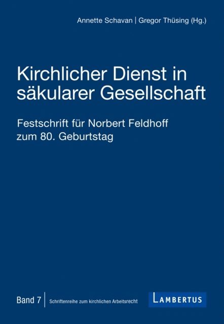 Gregor Thusing, Annette Schavan - Kirchlicher Dienst in säkularer Gesellschaft, E-bok