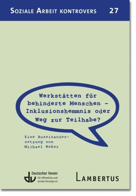 Michael Weber, Lambertus-Verlag - Werkstätten für behinderte Menschen - Inklusionshemmnis oder Weg zur Teilhabe?, E-bok