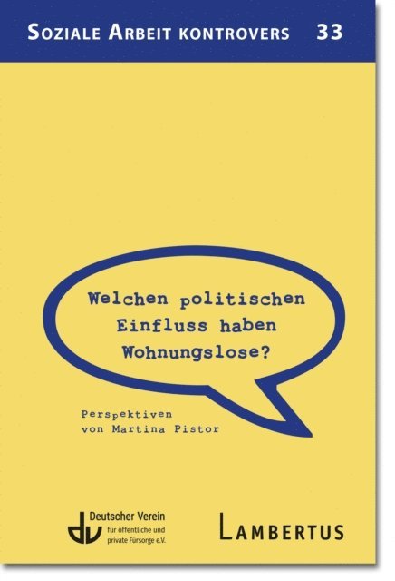 Martina Pistor, Lambertus-Verlag - Welchen politischen Einfluss haben Wohnungslose?, E-bok