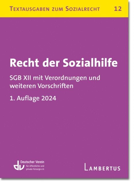 Lambertus-Verlag GmbH, Deutscher Verein fur offentliche und private Fursorge e.V. - Recht der Sozialhilfe, E-bok