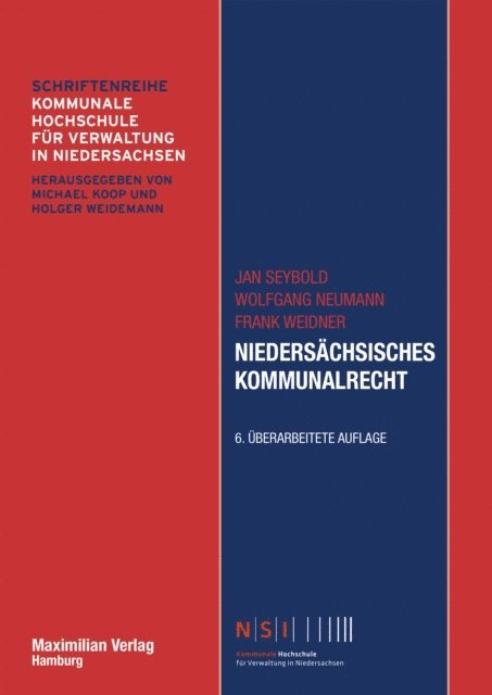 Frank Weidner, Wolfgang Neumann, Jan Seybold - Niedersächsisches Kommunalrecht, E-bok