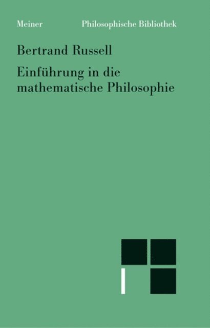 Bertrand Russell - Einführung in die mathematische Philosophie, E-bok
