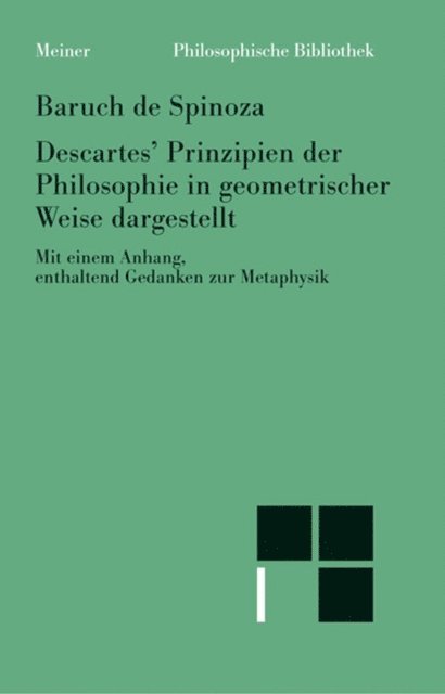 Baruch de Spinoza - Descartes' Prinzipien der Philosophie, E-bok