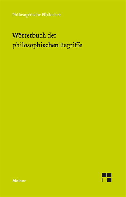 Uwe Meyer, Arnim Regenbogen - Wörterbuch der philosophischen Begriffe, E-bok