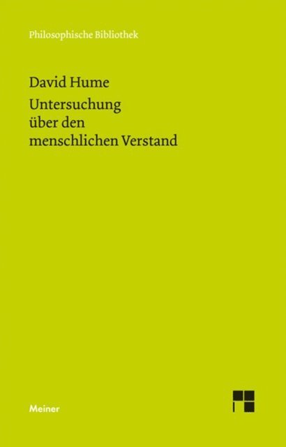 David Hume, Manfred Kuhn - Eine Untersuchung über den menschlichen Verstand, E-bok
