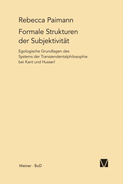 Rebecca Paimann - Formale Strukturen der Subjektivität, E-bok